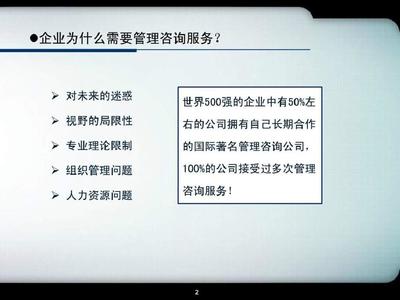 管理咨询顾问职业要点(新)